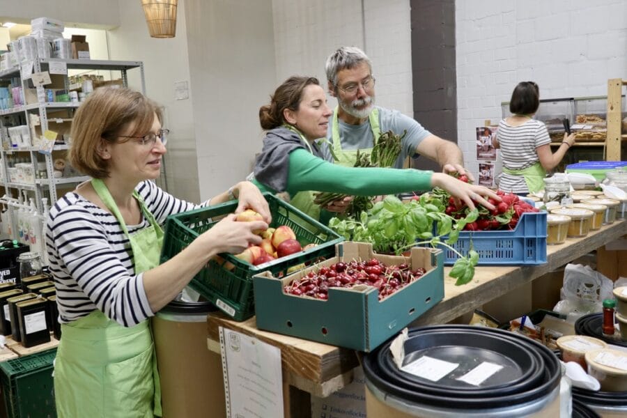livraison de légumes pendant le shift