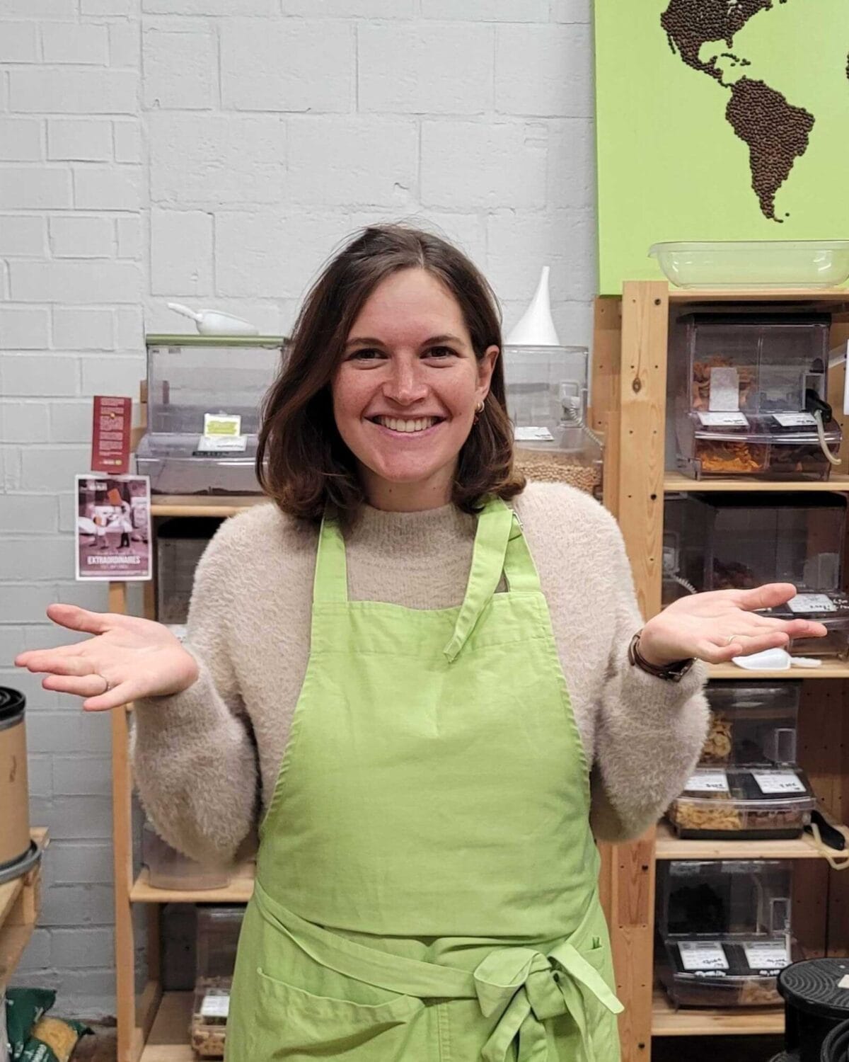 Stéphanie en shift en magasin