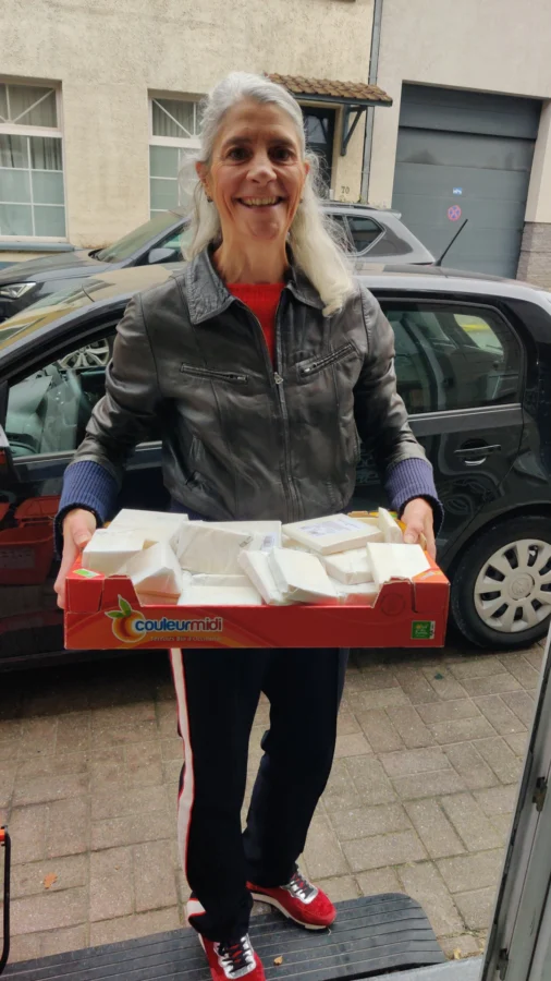 Livraison des fromages Bees coop par Pascaline